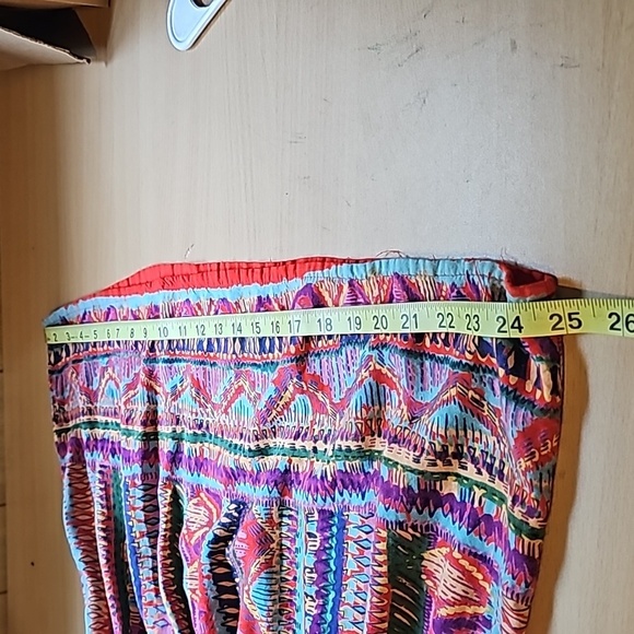 MED Angie geometric studded denim Jean midi dress - Picture 11 of 12